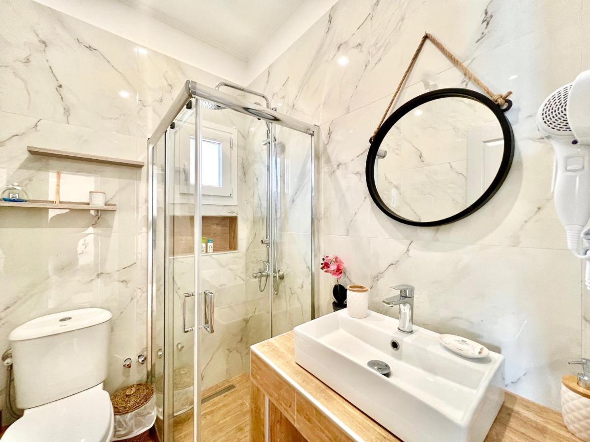 Villa Evmaria - 2 bedrooms, amazing sea views Spartylas Esterno foto