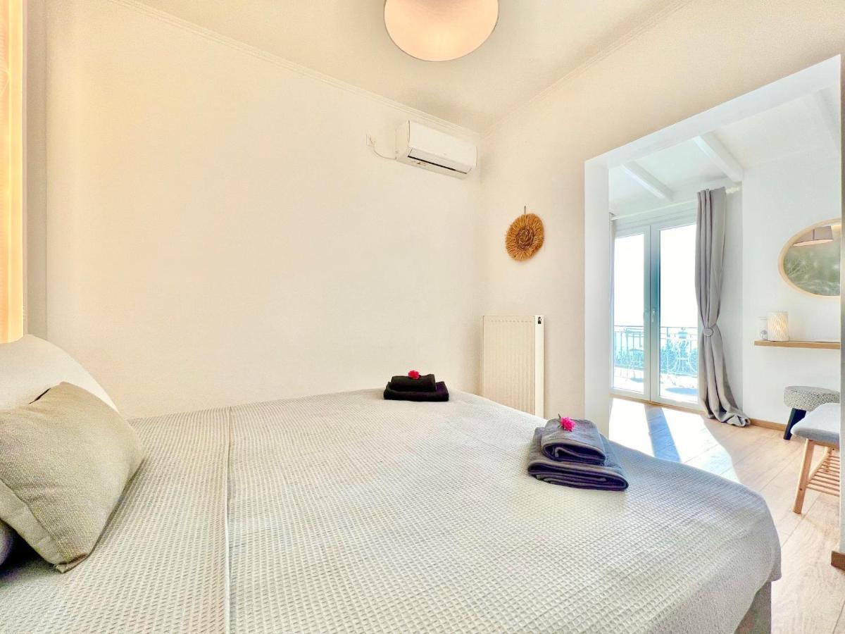 Villa Evmaria - 2 bedrooms, amazing sea views Spartylas Esterno foto