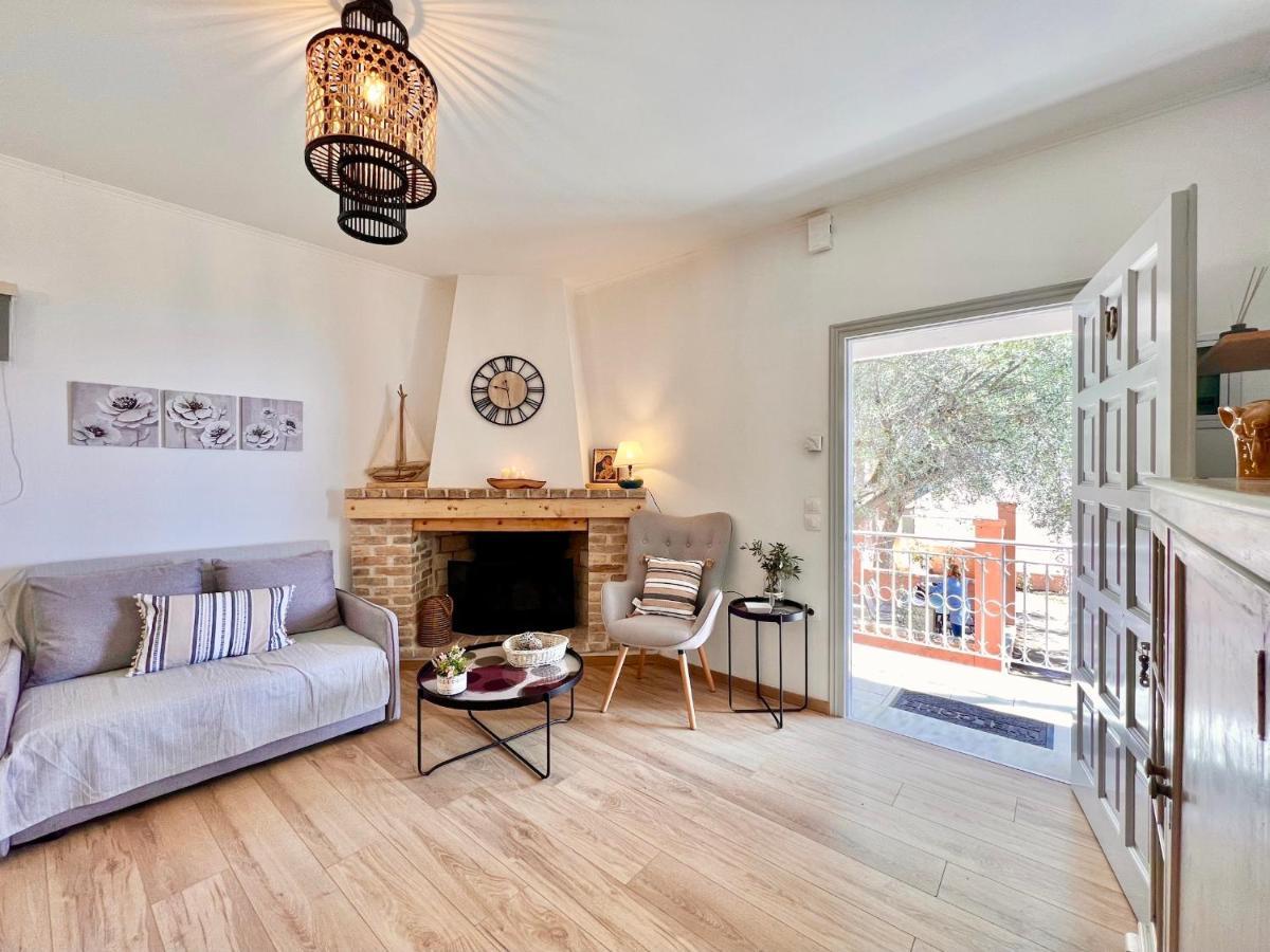 Villa Evmaria - 2 bedrooms, amazing sea views Spartylas Esterno foto