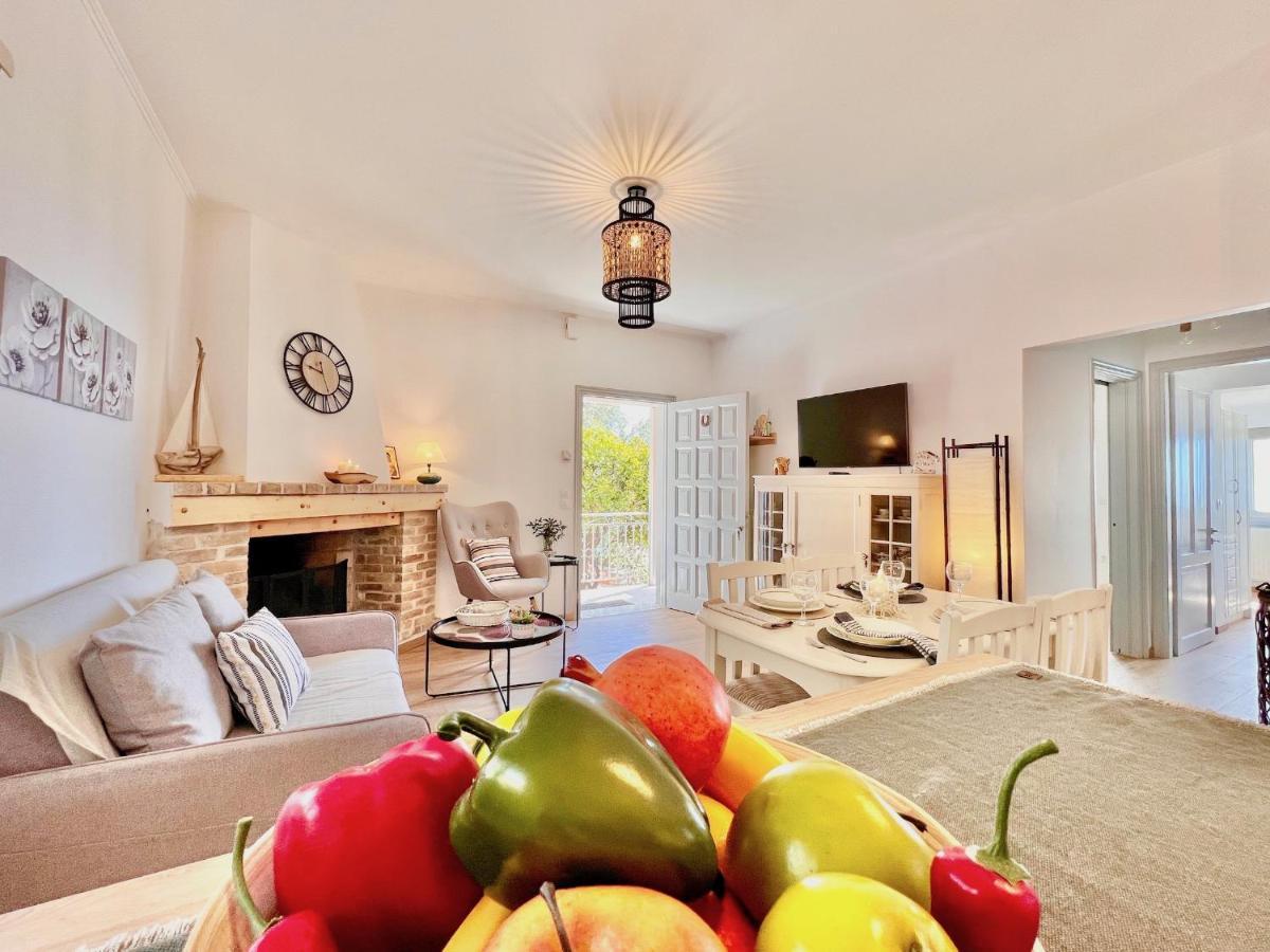 Villa Evmaria - 2 bedrooms, amazing sea views Spartylas Esterno foto