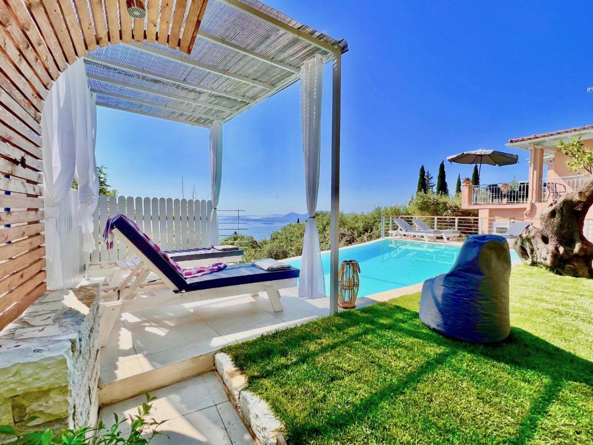 Villa Evmaria - 2 bedrooms, amazing sea views Spartylas Esterno foto