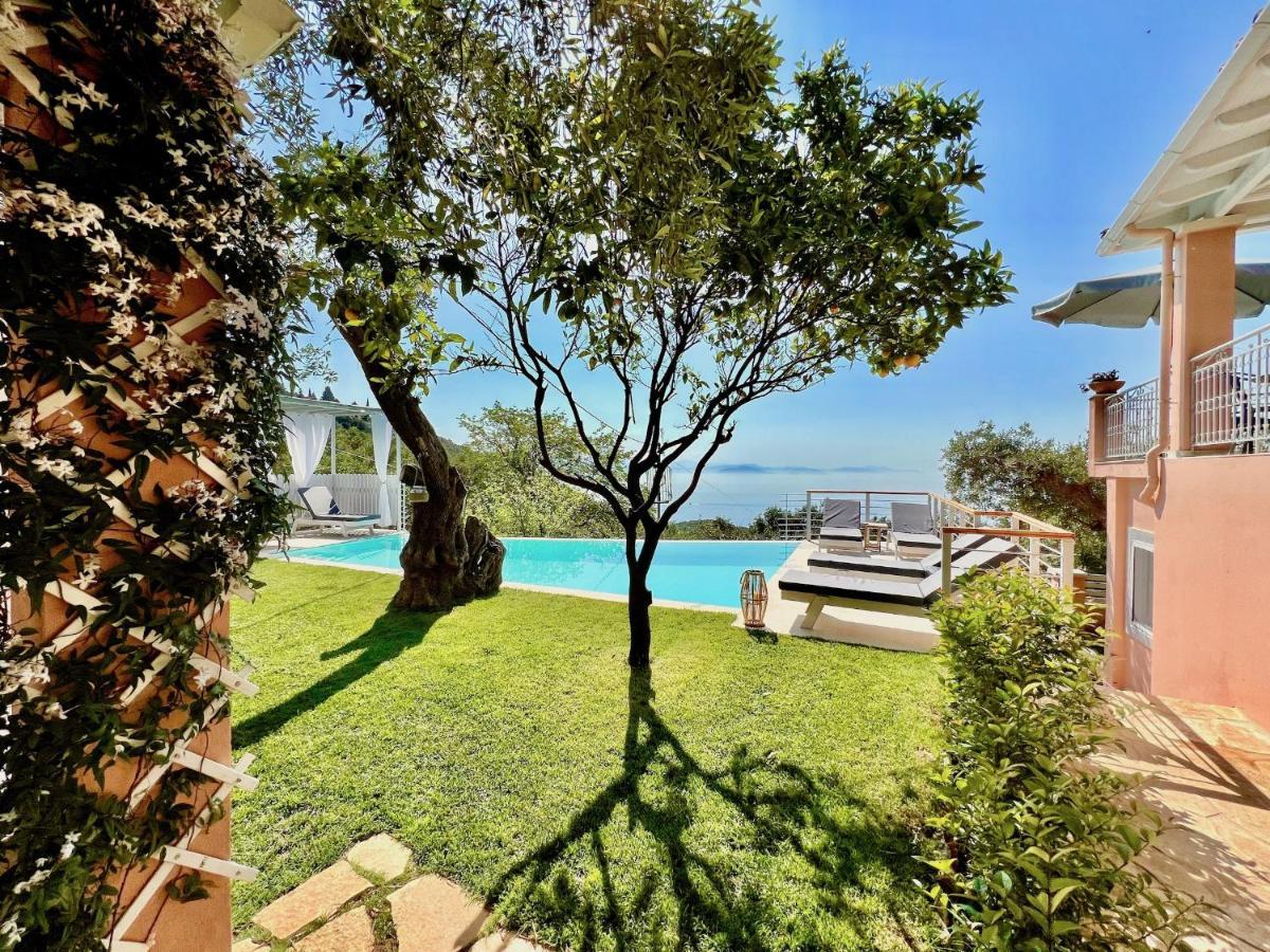 Villa Evmaria - 2 bedrooms, amazing sea views Spartylas Esterno foto