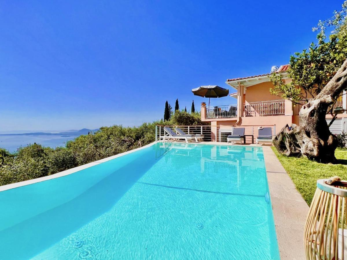 Villa Evmaria - 2 bedrooms, amazing sea views Spartylas Esterno foto