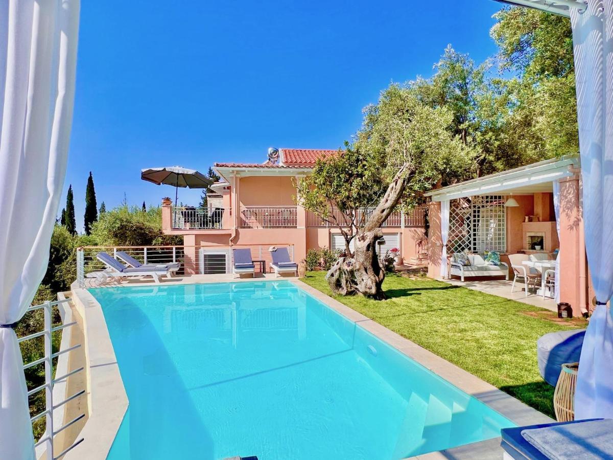Villa Evmaria - 2 bedrooms, amazing sea views Spartylas Esterno foto